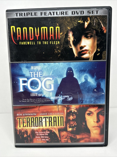 Dvd Terror Train + The Fog + Candyman Farewell To The Flesh