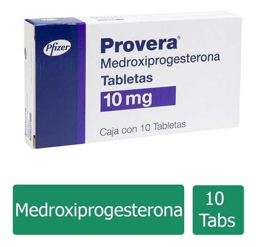 Provera 10 Mg Caja Con 10 Tabletas