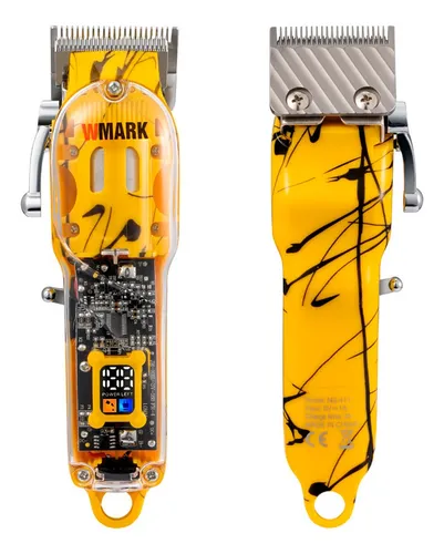 Imagem 1 de 5 de Maquina De Cabelo Wmark Ng411 Lamina Especial Serrilhada