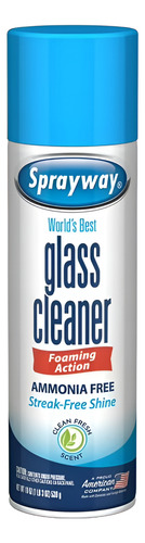 Spray Way Glass Cleaner Limpiador De Vidrios 539 Gr 19 Oz