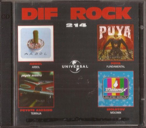 Cd Dif Rock Arbol Puya Molotov Peyote Asesino 