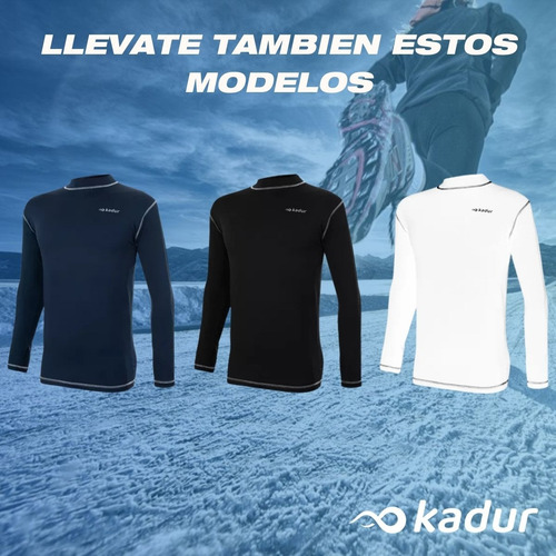 Combo X3 Remera Manga Larga Termica Abrigo Invierno Frio