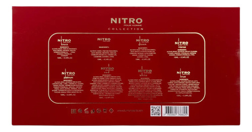 Set Dumont Nitro Red Pour Homme Collection 8 Piezas