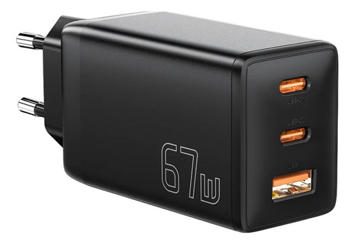 Carregador Rápido Triplo Usb-c+a 67w Pd Gan Qc 4.0 Essager