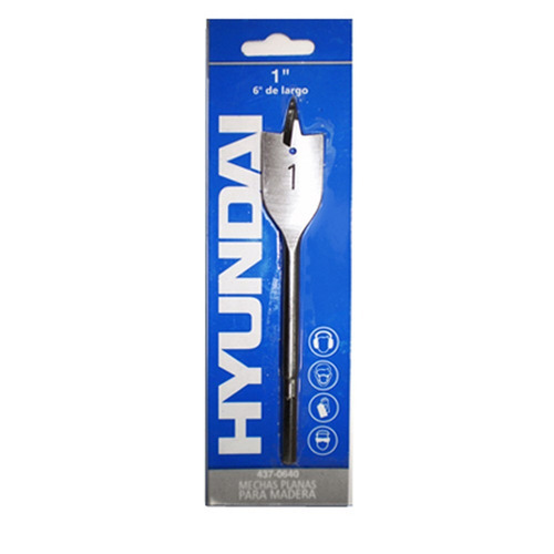 Imagen 1 de 4 de Mecha Para Madera Plana Hyundai 38mm 1-1/2''