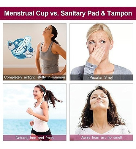 Bodybay Copa Menstrual Con Garantía Estupendo, Juego De 2