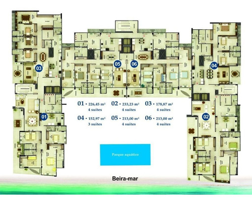 Imagem 21 de 22 de Apartamento À Venda, 152 M² Por R$ 1.453.215,00 - Areia Dourada - Cabedelo/pb - Ap0419