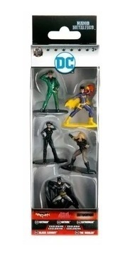 Bonecos Nano Metal Figs Dc Comics Com 5 Personagens Serie 2