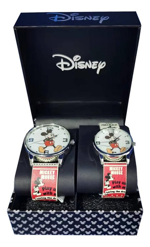 Set Par De Relojes Originales Mickey Mouse El Y Ella Disney