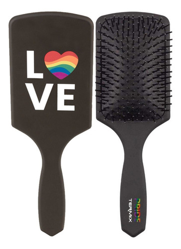 Cepillo Paleta Desenredante Termix Negro Pride Love