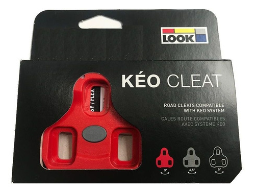 Taco Pedal Speed Look Keo Vermelho 9º Float Original Road Tt