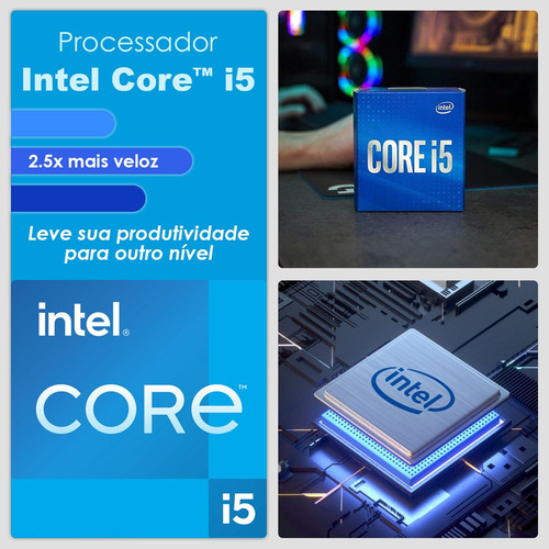 Pc Gamer Completo Intel I5 16gb Ssd 256gb Mon 17 Strong Tech