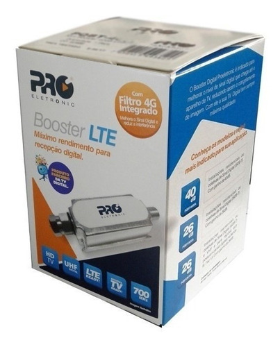 Mini Booster Proeletronic Pqbt-4000lte Filtro 4g Amplificado