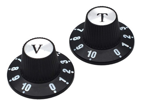 Knobs Para Guitarra Sombrero Aluminio Vintage Vvtt 4 Piezas 