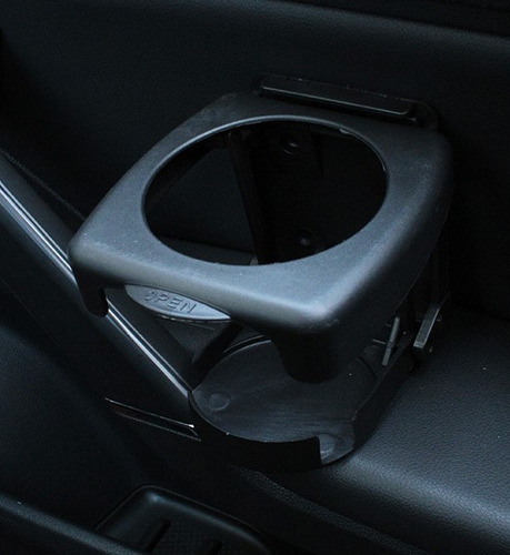 Portavasos Para Coche, Plegable, Negro, Práctico