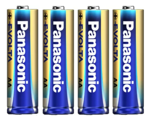 Pilha Panasonic Evolta Aa Lr6 Alcalina -- Kit Com 4 Unidades
