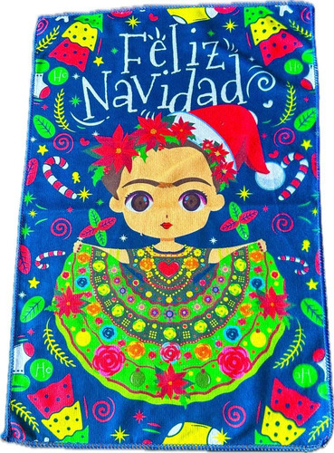 Paquete 5 Trapos/secadores Navideños, Varios Diseños Hilasal