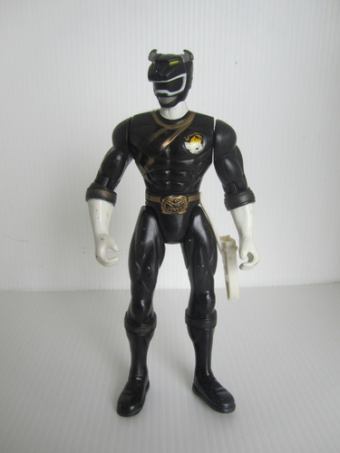 Power Ranger Negro Poseable Semi Articulable 