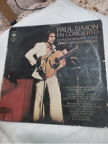 Paul Simón En Concierto Vinilo 