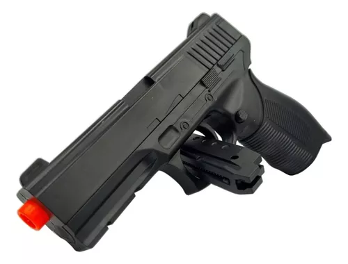 Arma Airsoft Pistola 6mm Spring 24/7 Vigor V310 + 300 Bbs