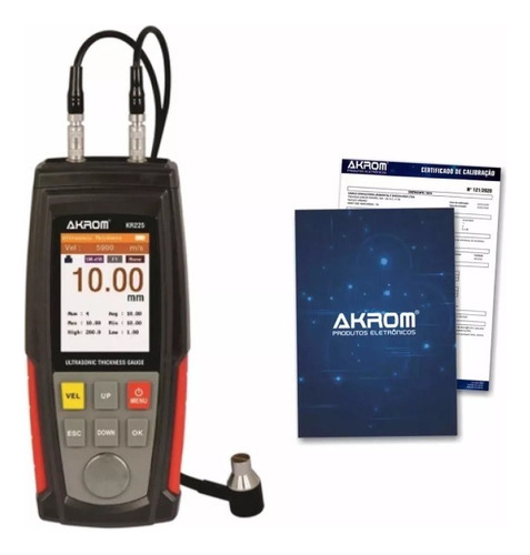 Medidor Espessura Ultrassom (0,01mm) Com Certificado Calibr.