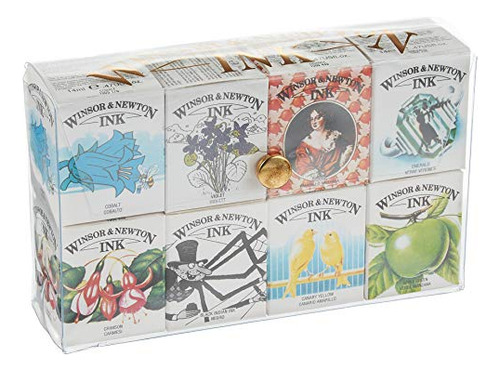 Windsor & Newton Tinta De Dibujo 14ml Juego De 8 Colores