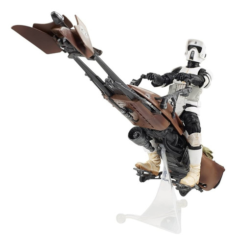 Star Wars Black Series -speeder Bike With Biker Scout -