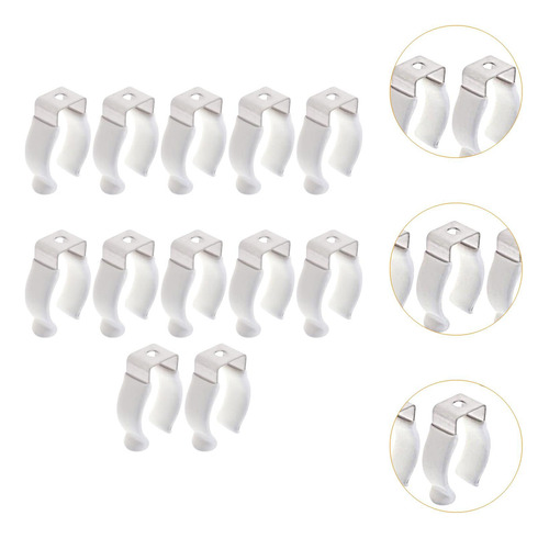 12 Piezas De Soporte De Clips, Con Envoltura Para Pies