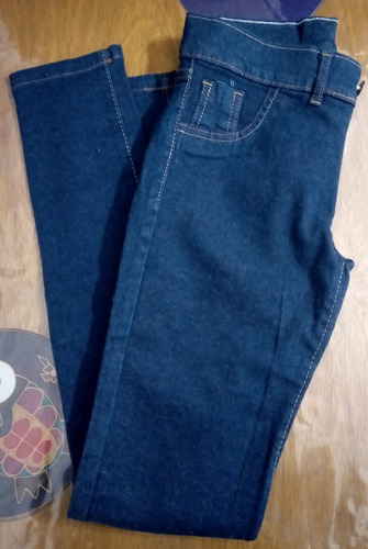 Jeans Elastizados Damas Pantalón Chupin Rebajado