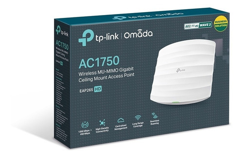 Access Point Tp Link Eap265 Hd Wall Ac1750 Gigabit Dual Band