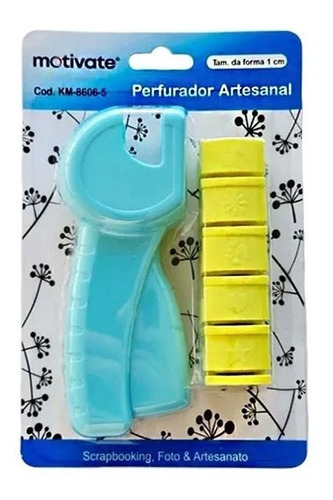 Perfurador Furador Artesanal 5 Em 1 Multi Scrapbook