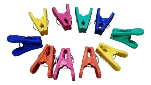 PINZAS ROPA. PACK 24 PZAS. PLASTICO