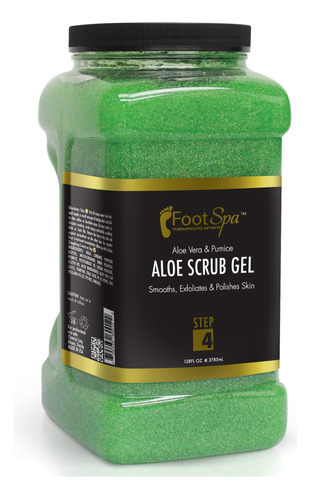 Foot Spa - Gel Exfoliante Exfoliante, 128 Onzas, Manicura, P