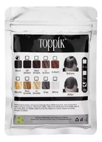 Fibras Capilares Toppik 100gr