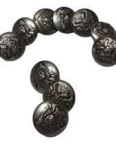 Comprar Antigua Casa De Botones Botones Metalicos Plata Vieja T14,5