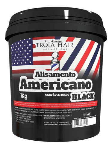 Alisamento Americano Black Relaxamento Para Cabelo 1kg Elfa