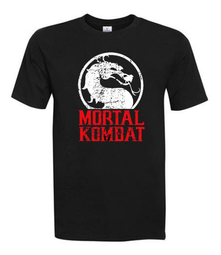 Polera Hombre - Mortal Kombat - Logo 04