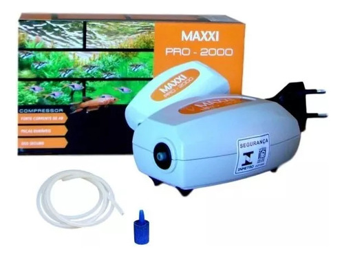 Compressor Maxxi Pro- 2000 2.5w + Mangu + Pedra Porosa 220v