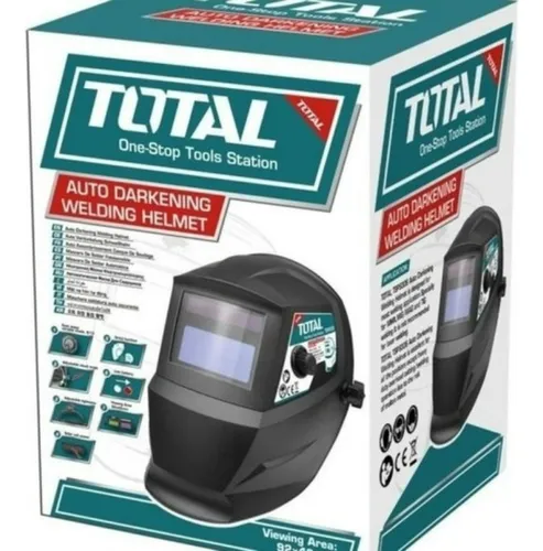 Máscara Para Soldar Fotosensible 92x42mm Total Color Negro