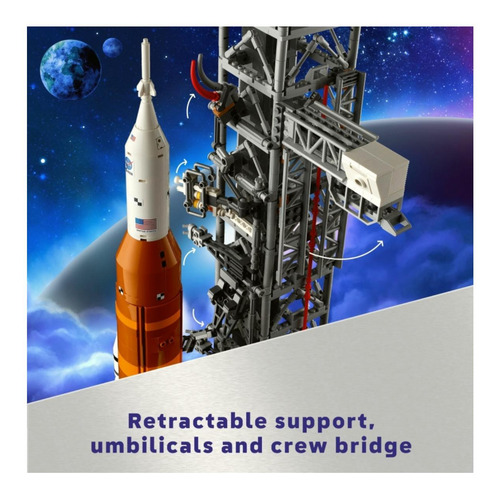 Lego® Icons Sistema De Lanzamiento Espacial Artemis De La
