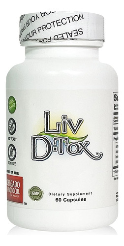 Liv D-tox - 60 Capsulas - Suplemento De Salud De Desintoxica