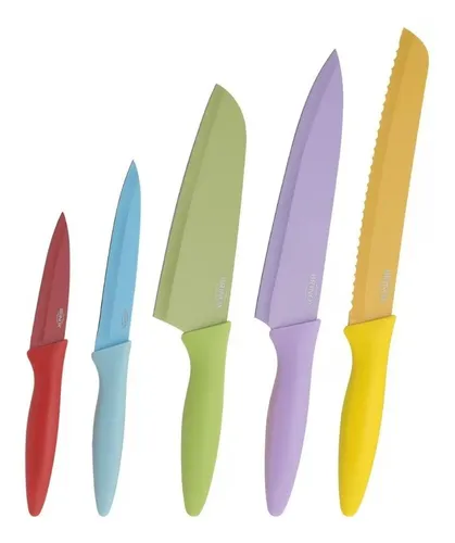 Jogo De Facas Faqueiro Gourmer Brinox Inox 2557/400 5 Peças