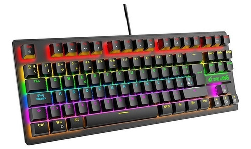 - Teclado Mecánico 88 Teclado Luminoso Para Computadora