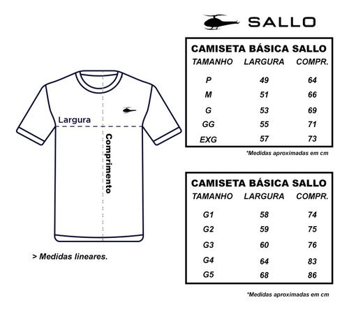 Camiseta Masculina Gola Padre Sallo Premium Preto