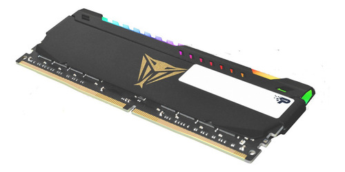 Imagen 3 de 3 de Memoria RAM Viper Steel RGB gamer color negro 16GB 1 Patriot PVSR416G320C8