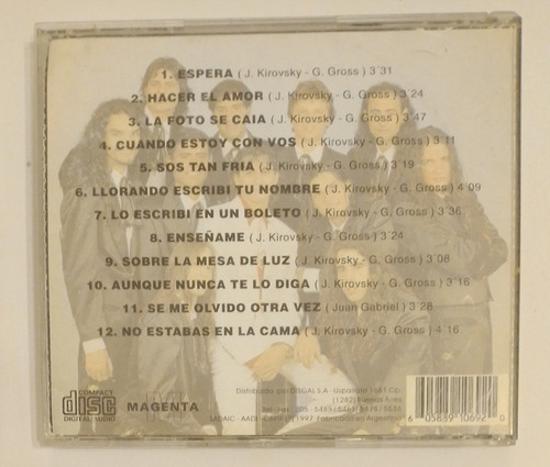 Poca Plata Cd Lo Escribí En Un Boleto (ver Descrip.) (Usado)