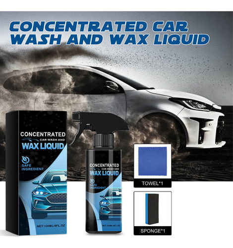 Set De Soluciones De Lavado De Coches Para Limpieza De Coche