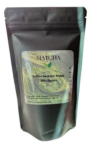 Matcha 100% Orgánico En Polvo Sin Azúcar 150 Gr