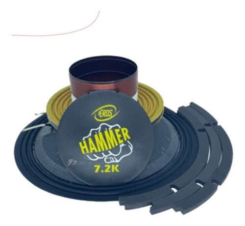Kit Reparo Woofer Eros 12  E-12 Hammer 7.2k 3600w 2 Ohms