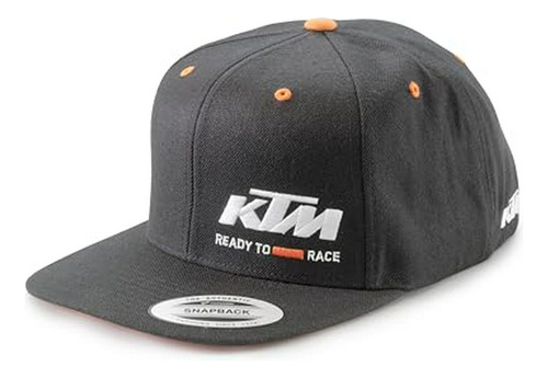 Gorra Snapback Negra Del Equipo Ktm